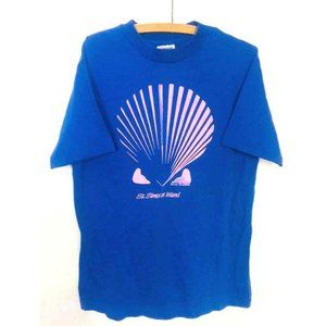 VTG ST. Simons Island Single Stitch Hanes Beefy Clam Shell Men’s T-shirt